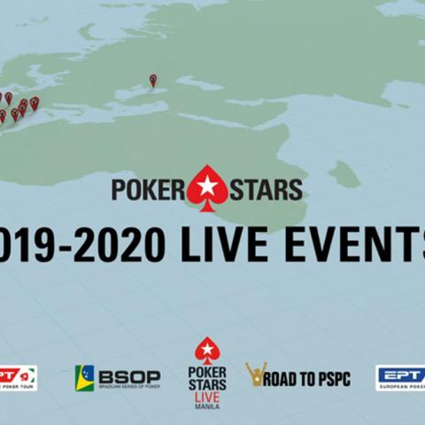 بوكرستارس تؤكد 21 حدثًا مباشر خلال عام 2020 - PokerStars